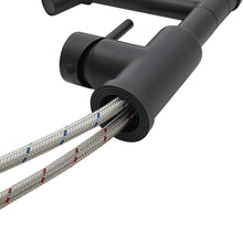 Load image into Gallery viewer, Stainless Steel Kitchen Faucet with Pull Down Spring Spout and Pot Filler
