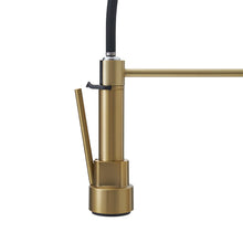Load image into Gallery viewer, Stainless Steel Kitchen Faucet with Pull Down Spring Spout and Pot Filler
