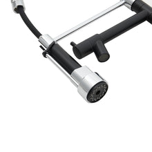 Load image into Gallery viewer, Stainless Steel Kitchen Faucet with Pull Down Spring Spout and Pot Filler
