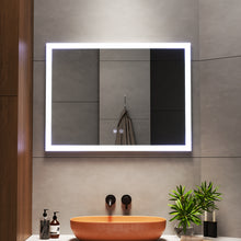 Load image into Gallery viewer, Frameless Anti-Fog Dimmable LED Wall Mirror
