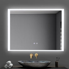 Load image into Gallery viewer, Frameless Anti-Fog Dimmable LED Wall Mirror
