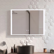 Load image into Gallery viewer, Frameless Anti-Fog Dimmable LED Wall Mirror

