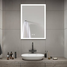 Load image into Gallery viewer, Surface Mount Frameless Single Door LED Mirror Cabinet Bathroom Mirror Cabinets Living and Home 
