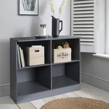 Load image into Gallery viewer, 3ft W Simple Classic Sideboard Cabinet with Open Shelves Cabinets Living and Home Grey 
