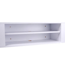 Load image into Gallery viewer, 2 Layers Wall Mounted Floating TV Stand Modern TV Cabinet
