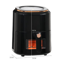 Load image into Gallery viewer, Livingandhome 5L Black Digital Touchscreen Air Fryer, DM0619
