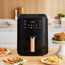 Load image into Gallery viewer, 5L Blue and Black Digital Air Fryer with Visual Window Air Fryers Living and Home 
