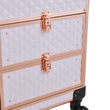 Load image into Gallery viewer, Multi-functional 4 in 1 Cosmetic Trolley Case with Detachable Beauty Storage Box
