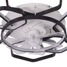 Load image into Gallery viewer, Geometrical Ceiling Mount LED Fan Light
