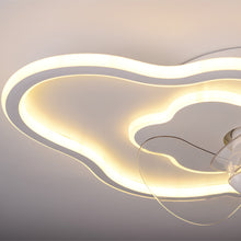 Load image into Gallery viewer, Cloud-Shaped Ceiling Mount LED Fan Light
