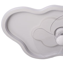 Load image into Gallery viewer, Cloud-Shaped Ceiling Mount LED Fan Light
