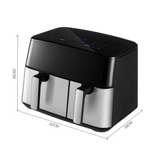 Load image into Gallery viewer, 6.5L+3.5L Touch Screen Dual Basket Air Fryer
