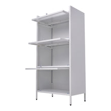 Load image into Gallery viewer, Vertical File Cabinet For Home Office Storage Cabinet with 3 Shelves

