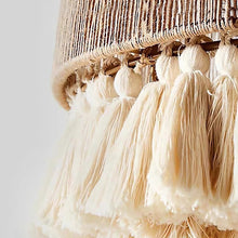 Load image into Gallery viewer, Lightsin Rustic Elegance Tassel and Hemp Rope Pendant Light Lightsin 
