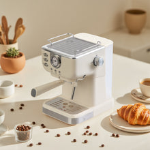 Load image into Gallery viewer, Retro Coffee Espresso Machine with Latte Milk Frother
