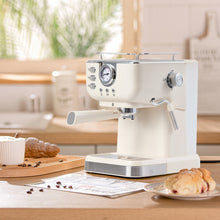 Load image into Gallery viewer, Retro Coffee Espresso Machine with Latte Milk Frother
