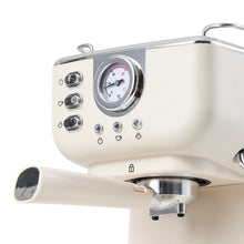 Load image into Gallery viewer, Retro Coffee Espresso Machine with Latte Milk Frother
