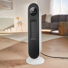 Load image into Gallery viewer, 2ft H White Digital PTC Ceramic Heater with Remote Control Freestanding Patio Heaters Living and Home 

