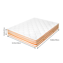 Load image into Gallery viewer, 11Inch Double Mattress Wavy Foam Pocket Spring Hybrid Mattress
