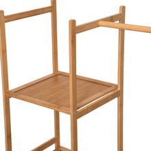 Load image into Gallery viewer, Multifunctional Coat Rack with Hanging Rod &amp; Shelves
