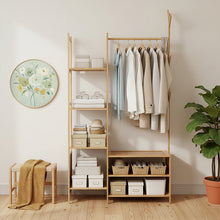 Load image into Gallery viewer, Multifunctional Coat Rack with Hanging Rod &amp; Shelves
