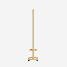 Load image into Gallery viewer, Bamboo Clothing Rack with Storage Shelves
