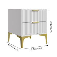 Load image into Gallery viewer, Bedside Table with Two Drawers
