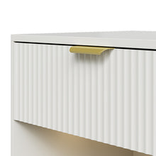 Load image into Gallery viewer, Set of 2 Bedside Tables with Charging Station &amp; RGB Light Strip
