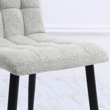 Load image into Gallery viewer, 4Pcs Tufted Modern Armless Dining Chairs with Metal Legs
