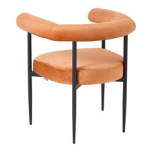 Load image into Gallery viewer, Set of 2 Modern Dining Chairs with Black Metal Legs
