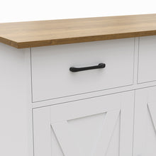 Load image into Gallery viewer, 3-Door Wooden Sideboard with 3 Drawers
