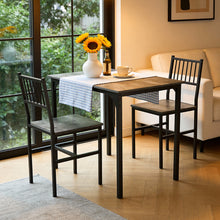 Load image into Gallery viewer, Retro Dining Table Set with 2 Chairs
