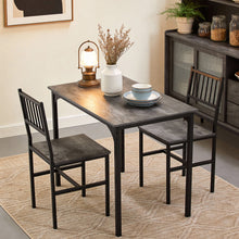 Load image into Gallery viewer, Retro Dining Table Set with 2 Chairs
