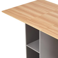 Load image into Gallery viewer, Drop Leaf Dining Table Set with 4 Stools
