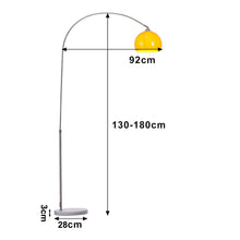 Load image into Gallery viewer, 4ft-5ft Adjustable Arch LED Floor Lamp with Marble Base Floor Lamps Living and Home 
