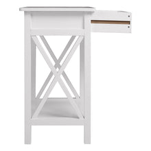 Load image into Gallery viewer, Contemporary Wooden Bedside Table with Storage Drawer
