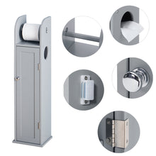 Load image into Gallery viewer, Wooden Bathroom Cabinet for Toilet Rolls, FI0095
