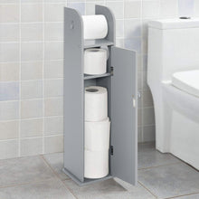 Load image into Gallery viewer, Wooden Bathroom Cabinet for Toilet Rolls, FI0095

