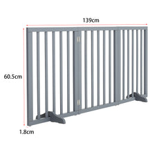 Load image into Gallery viewer, Wooden Foldable Freestanding 3 Panel Pet Gate
