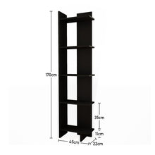 Load image into Gallery viewer, 5 Tier Bookshelf Shelf Storage Shelving Unit Corner Rack Display Stand Shelves &amp; Racks Living and Home 
