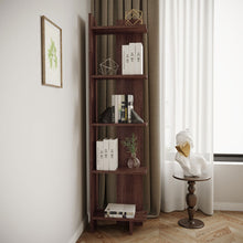 Load image into Gallery viewer, Modern 5-Tier Corner Bookshelf Shelf Unit
