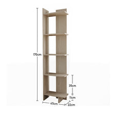 Load image into Gallery viewer, 5 Tier Bookshelf Shelf Storage Shelving Unit Corner Rack Display Stand Shelves &amp; Racks Living and Home 
