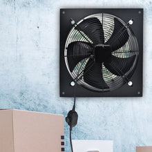 Load image into Gallery viewer, 27cm H Ventilation Fan Wall-Mounted Copper Motor Exhaust Axial Fan Exhaustor Fan Living and Home 14-inch 
