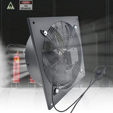 Load image into Gallery viewer, 27cm H Ventilation Fan Wall-Mounted Copper Motor Exhaust Axial Fan Exhaustor Fan Living and Home 20-inch 

