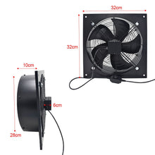 Load image into Gallery viewer, 27cm H Ventilation Fan Wall-Mounted Copper Motor Exhaust Axial Fan Exhaustor Fan Living and Home 

