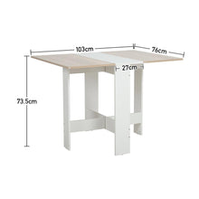Load image into Gallery viewer, Modern Drop Leaf Dining Table
