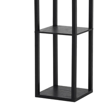 Load image into Gallery viewer, Floor Lamp Wood Standing with Storage Shelf
