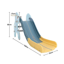 Load image into Gallery viewer, Freestanding Kids Slide Climber Indoor Outdoor Toy Basketball Hoop Swing Sets &amp; Playsets Living and Home 
