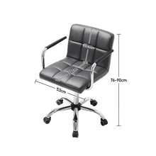 Load image into Gallery viewer, Low Back Faux Leather with Chrome Base Living and Home 
