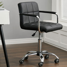 Load image into Gallery viewer, Low Back Faux Leather with Chrome Base Living and Home 
